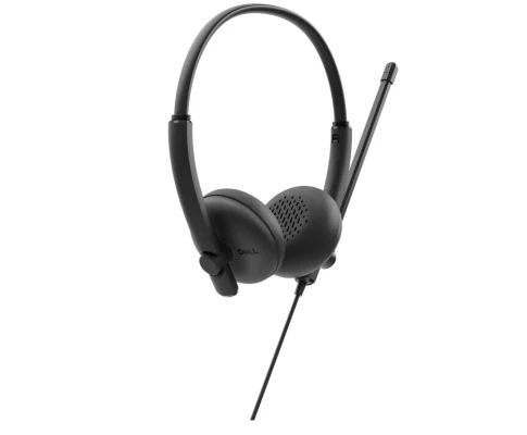 Dell  |  Austiņas  |  WH125  |  Iebūvēts mikrofons  |  USB Type-A  |  Melna