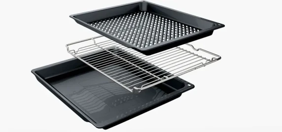 Bosch cepeškrāsns  |  HRG578BB7  |  71 L  |  Elektriska  |  Piroze  |  Pogriezieni  |  Tvaika funkcija  |  Augstums 59.5 cm  |  Platums 59.4 cm  |  Melns