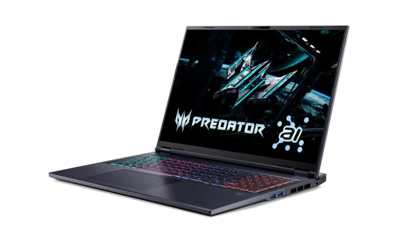 Acer  |  Predator Helios Neo 18 AI PHN18-72-75PV  |  Abyssal Black  |  18 "  |  IPS  |  WQXGA  |  2560 x 1600 pixels  |  Intel Core U7  |  255HX  |  32 GB  |  DDR5  |  Solid-state drive capacity 1000 GB  |  NVIDIA GeForce RTX 5060  |  GDDR7  |  8 GB  |  W
