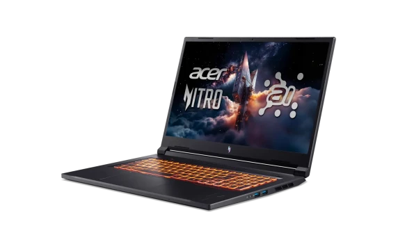 Acer  |  Nitro V 17 AI ANV17-41-R9XF  |  Obsidiana melns  |  17.3 "  |  IPS  |  QHD  |  2560 x 1440 pikseļi  |  AMD Ryzen 7  |  260  |  32 GB  |  DDR5  |  Cietā diska ietilpība 1000 GB  |  NVIDIA GeForce RTX 5070  |  GDDR7  |  8 GB  |  Windows 11 Home  | 