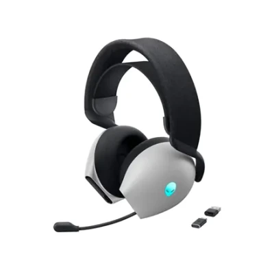 Игровая гарнитура Dell  |  Alienware Tri Mode AW725H  |  Bluetooth  |  Накладные  |  Микрофон  |  Шумоподавление  |  Беспроводная  |  Лунный свет
