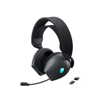 Dell spēļu austiņas  |  Alienware Tri Mode AW725H  |  Bluetooth  |  Ap ausīm  |  Mikrofons  |  Troksni slāpējošs  |  Bezvadu  |  Tumšā Mēness puse