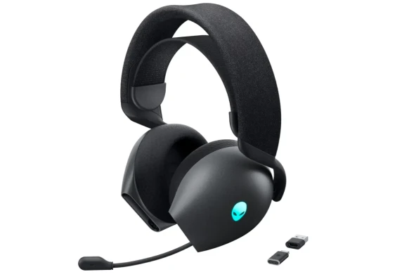 Dell spēļu austiņas  |  Alienware Tri Mode AW725H  |  Bluetooth  |  Ap ausīm  |  Mikrofons  |  Troksni slāpējošs  |  Bezvadu  |  Tumšā Mēness puse