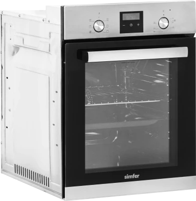 Simfer Oven  |  4207BERIM.1  |  47 L  |  Multifunctional  |  Manual  |  Pop-up knobs  |  Height 54.1 cm  |  Width 45 cm  |  Stainless Steel