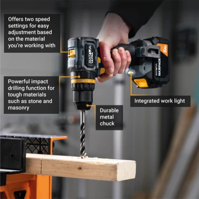 Batavia B.V. 18V Cordless Brushless Combi Drill 70 Nm, Without Battery and Charger
