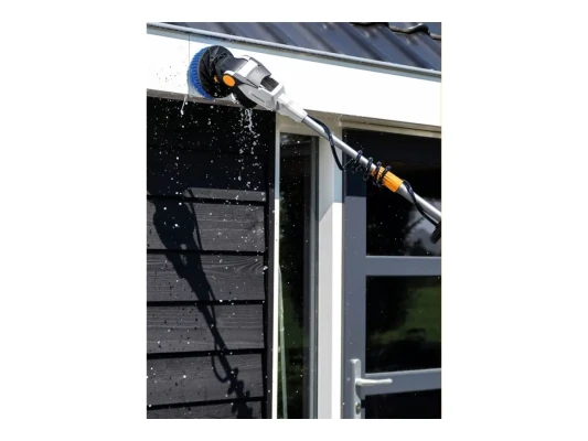 Batavia B.V. 18V Twin Brush - Cordless Brushless Telescopic Power Scrubber, Without Battery and Charger  |  IPX7