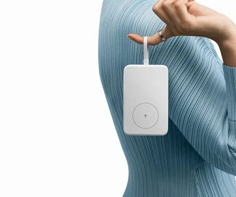 Xiaomi 33W Magnetic Power Bank 10000mAh (Integrated Cable)  |  10000 mAh  |  White