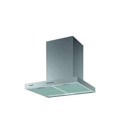 CATA Hood  |  S PLUS 6010 X  |  Wall mounted  |  Energy efficiency class C  |  Width 60 cm  |  637 m³ / h  |  Mechanical  |  LED  |  Inox