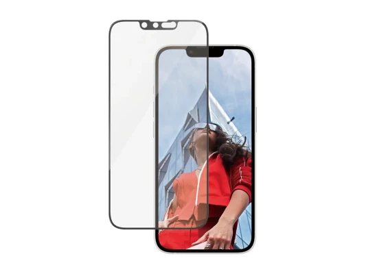 PanzerGlass ekrāna aizsargs  |  Apple  |  iPhone 13 / iPhone 13 Pro / iPhone 14 / iPhone 16e  |  Stikls  |  Caurspīdīgs  |  Ultra-plaša saderība ar izlīdzinātāju