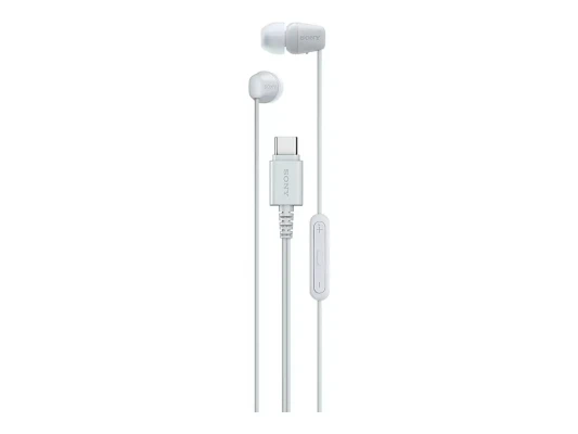 Sony Austiņas  |  IER‑EX15C  |  Vadu  |  Iekšējā  |  Mikrofons  |  Balta