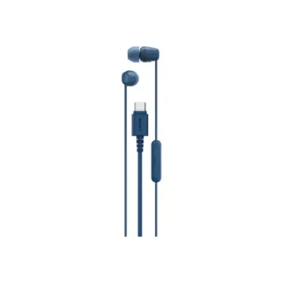 Sony Наушники  |  IER‑EX15C  |  Проводные  |  Вставные  |  Микрофон  |  Синий