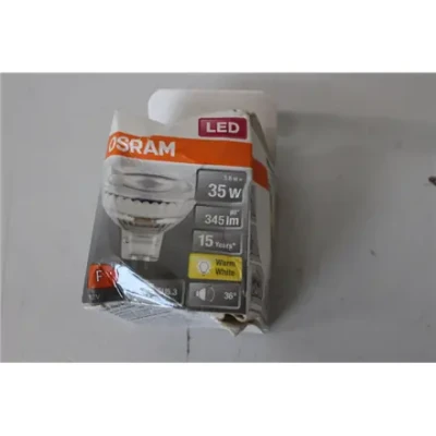 РАСПРОДАЖА. Osram Parathom Reflector LED 12V MR16 35 non-dim 36° 3,8W / 827 GU5.3 bulb  |  Osram Parathom Reflector LED  |  GU5.3  |  3.8 W  |  Теплый белый  |  УПАКОВКА С УЩЕРБОМ