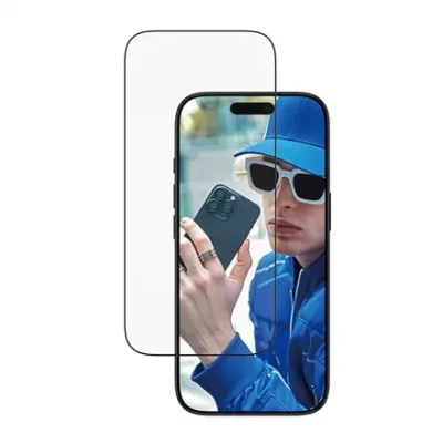 PanzerGlass ekrāna aizsargs  |  Apple  |  iPhone 17 Pro  |  Stikls  |  Caurspīdīgs  |  Ultra-Wide Fit ar EasyAligner