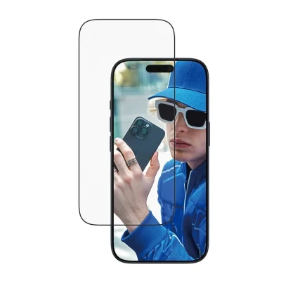 PanzerGlass ekrāna aizsargs  |  Apple  |  iPhone 17 Pro  |  Stikls  |  Caurspīdīgs  |  Ultra-Wide Fit ar EasyAligner