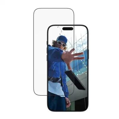 PanzerGlass ekrāna aizsargs  |  Apple  |  iPhone 17 Pro Max  |  Stikls  |  Caurspīdīgs  |  Ultra-Wide Fit ar EasyAligner