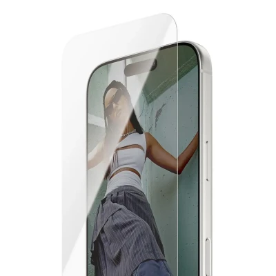 PanzerGlass Screen protector  |  Apple  |  iPhone 17 Pro  |  Transparent  |  Ultra-Wide Fit w. EasyAligner