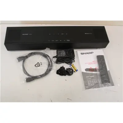 РАСПРОДАЖА. Звуковая панель Sharp HT-SB700 2.0.2 Compact Dolby Atmos  |  Звуковая панель Sharp 2.0.2 Compact Dolby Atmos  |  HT-SB700  |  140 Вт  |  ДЕМО  |  Bluetooth  |  Черный  |  Беспроводное соединение  |  Звуковая панель Sharp 2.0.2 Compact Dolby At