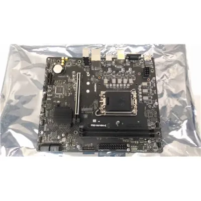 SALE OUT. MSI PRO H610M-E  |  MSI PRO H610M-E  |  Processor family Intel  |  Processor socket LGA1700  |  Supported hard disk drive interfaces SATA, M.2  |  Number of SATA connectors 4  |  USED, REFURBISHED, WITHOUT ORIGINAL PACKAGING AND ACCESSORIES, ONL