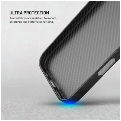 Fixed MagVelar  |  Back cover  |  Apple  |  iPhone 17 Pro  |  Aramid  |  Black  |  MagSafe Support