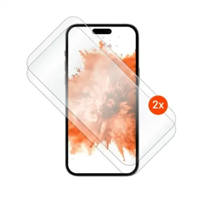 Fixed Screen protector  |  Apple  |  iPhone 17 Pro  |  Tempered glass  |  Transparent  |  2.5D
