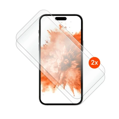 Fixed Screen protector  |  Apple  |  iPhone 17 Pro  |  Tempered glass  |  Transparent  |  2.5D