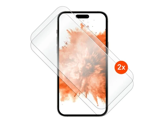 Fixed Screen protector  |  Apple  |  iPhone 17 Pro  |  Tempered glass  |  Transparent  |  2.5D