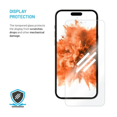 Fiksēts ekrāna aizsargs  |  Samsung  |  Galaxy A17 4G / 5G  |  Tempered glass  |  Caurspīdīgs