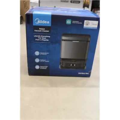 IZPĀRDOŠANA. Midea V15 Robotu putekļsūcējs  |  Midea Robotu putekļsūcējs  |  V15  |  Mitrs un sauss  |  5200 mAh  |  Putekļu tilpums 3 L  |  16200 Pa  |  Melns  |  LIETOOTS, NETĪRS, SCRATCHED