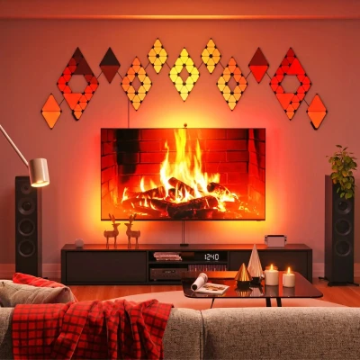 Nanoleaf 4D V2 TV Screen Mirror + Light Strips Kit (for TV & Monitor up to 65'')  |  24 W  |  Multicolor RGB