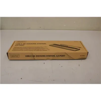 IZPĀRDOŠANA. DIGITUS USB-C 8K dokstacija, 12-porti  |  Digitus USB-C 8K dokstacija, 12-porti  |  DA-70919  |  Ethernet LAN (RJ-45) porti 1  |  HDMI portu skaits 2  |  Garantija 24 mēneši  |  DEMO