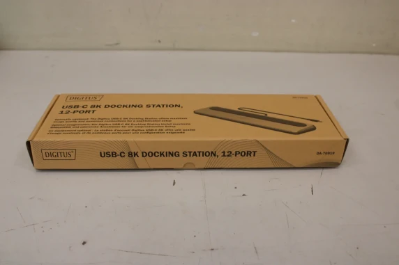 IZPĀRDOŠANA. DIGITUS USB-C 8K dokstacija, 12-porti  |  Digitus USB-C 8K dokstacija, 12-porti  |  DA-70919  |  Ethernet LAN (RJ-45) porti 1  |  HDMI portu skaits 2  |  Garantija 24 mēneši  |  DEMO
