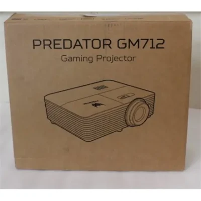 РАСПРОДАЖА. Проектор Acer PREDATOR GM712, DLP, 4K UHD, 4000lm, 20000 / 1, HDMI, черный  |  Acer PREDATOR GM712  |  4K UHD (3840 x 2160)  |  3600 ANSI люмен  |  Черный  |  Б / У