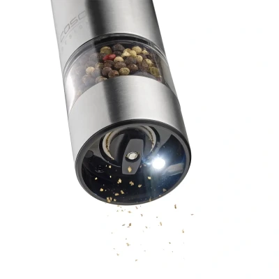 Caso Salt and Pepper Grinder  |  SpiceDuo  |  Electric  |  Housing material Stainless steel  |  Lithium