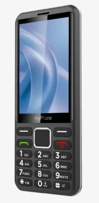 myPhone 3510 LTE | 3.5" IPS | 48 MB RAM | 128 MB | Dual SIM | 4G LTE | USB-C | 1800 mAh | Melns
