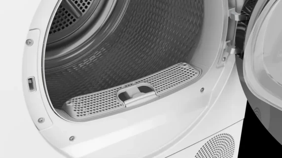 Bosch Dryer machine with heat pump  |  WTH85V0MSN  |  Energy efficiency class E  |  Front loading  |  8 kg  |  LED  |  Depth 61 cm  |  White