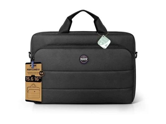 PORT DESIGNS Eco Portland II  |  Fits up to size 17.3 "  |  Notebook carrying case  |  Black