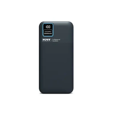 PORT CONNECT External USB-C battery  |  20000 mAh  |  Blue
