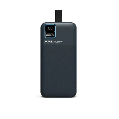 PORT CONNECT External USB-C battery integrated lamp  |  30000 mAh  |  Blue