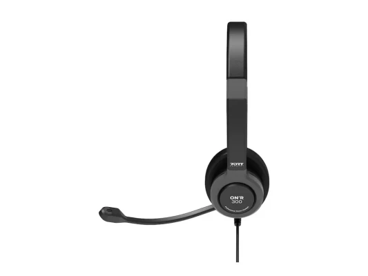 PORT CONNECT  |  Стерео USB Наушники PRO ON'R 300  |  Проводные  |  Наушники  |  Шумоподавление  |  Черный