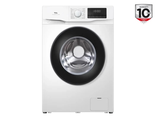 TCL FF0610WB0 Washing machine, B, Front loading, Washing capacity 6 kg, 1000 RPM, Depth 45.5 cm, White  |  TCL