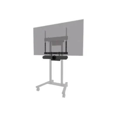 Neomounts Floor stand  |  AV60-500BL Videobar and laptop shelf kit  |  Height adjustment  |  43-110 "  |  Maximum weight (capacity) 8 kg  |  Black