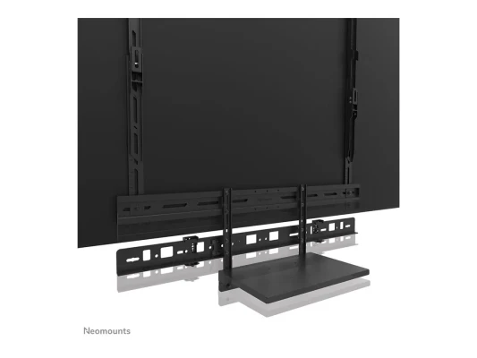 Neomounts Floor stand  |  AV60-500BL Videobar and laptop shelf kit  |  Height adjustment  |  43-110 "  |  Maximum weight (capacity) 8 kg  |  Black