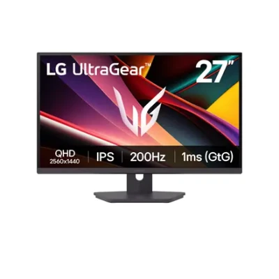 LG 27G610A-B  |  27 "  |  IPS  |  QHD  |  16:9  |  200 Гц  |  1 мс  |  2560 x 1440 пикселей  |  Количество HDMI портов 2
