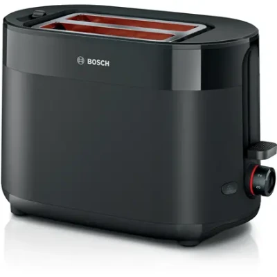 Bosch Compact Toaster  |  TAT2M123 MyMoment  |  Power 950 W  |  Number of slots 2  |  Housing material Plastic  |  Black