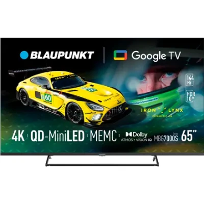 Blaupunkt Mini LED TV  |  65MBG7000S  |  65  |  Smart TV  |  Google TV  |  Black