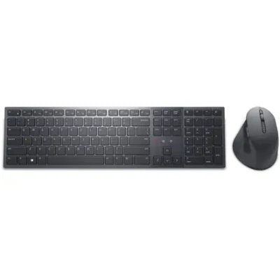 Dell  |  Premier Collaboration Keyboard and Mouse  |  KM900  |  Keyboard and Mouse Set  |  Wireless  |  LT  |  Graphite  |  USB-A  |  Wireless connection