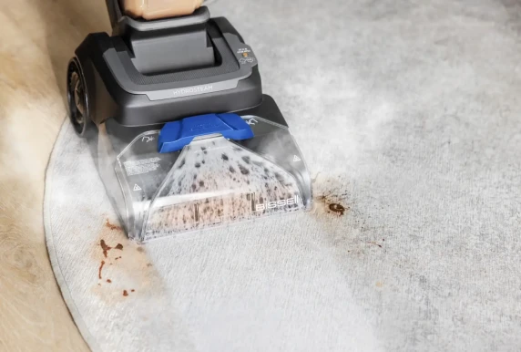 Bissell Carpet Cleaner  |  PowerWash Hydrosteam  |  Corded operating  |  Washing function  |  1400 W  |  Black / Cobalt Blue