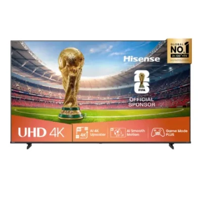 Hisense 4K TV  |  85A6Q  |  85  |  Smart TV  |  VIDAA  |  UHD  |  Black