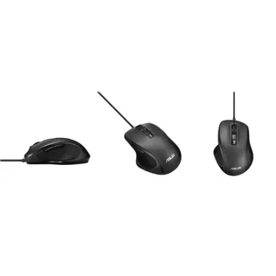 Asus  |  Эргономичная мышь  |  UX300 PRO  |  Проводная оптическая мышь  |  Проводная оптическая  |  USB 2.0  |  Черный
