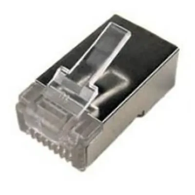 MP0003  |  CAT5e Modular PlugSuitable for 8P8C Round CableConnector shieldedGold-plated contacts